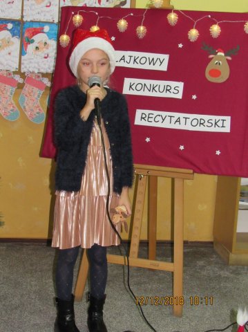 Mikolajkowy Konkurs Recytatorski 2018
