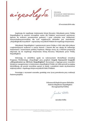 100 pozdrowień na 100-lecie Niepodległości